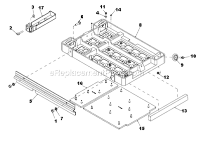 Part Location Diagram of 157748 MK Diamond Wood Strip, Table Insert 5000